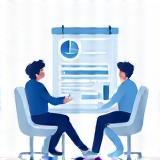 Iconic image representing data analysis or reports.